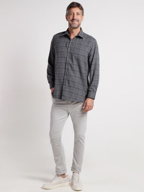 Calça Sport Slim Masculina CINZA CLARO