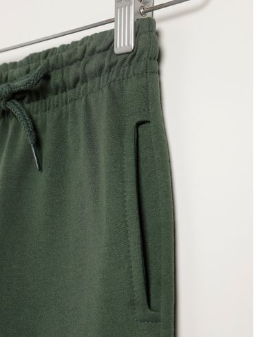 Calça Moletom Infantil Para Menino - VERDE