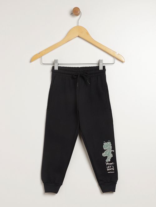 Calça Moletom Infantil Para Menino - PRETO