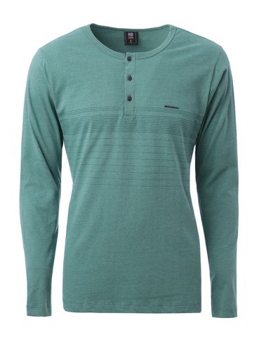 Camiseta Manga Longa No Stress Masculina VERDE