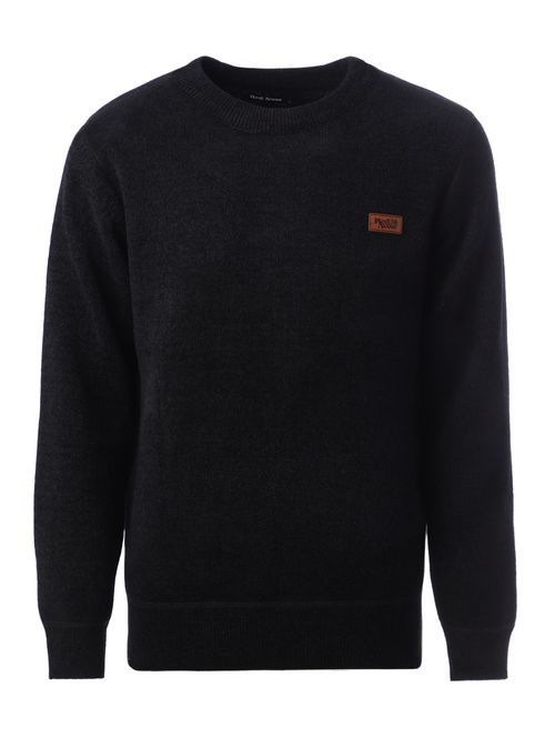 Blusão Tricot Manga Longa Masculino PRETO