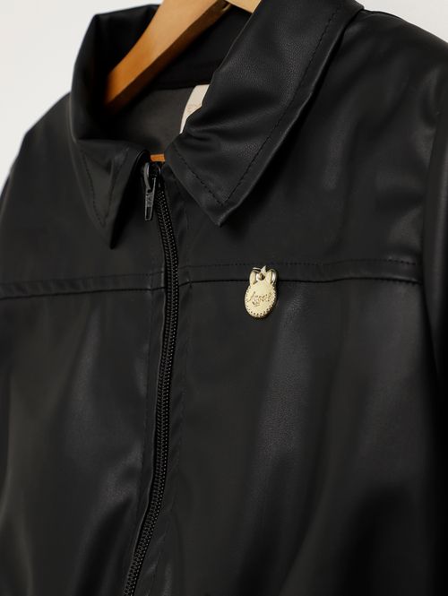 Jaqueta Infantil Para Menina - PRETO