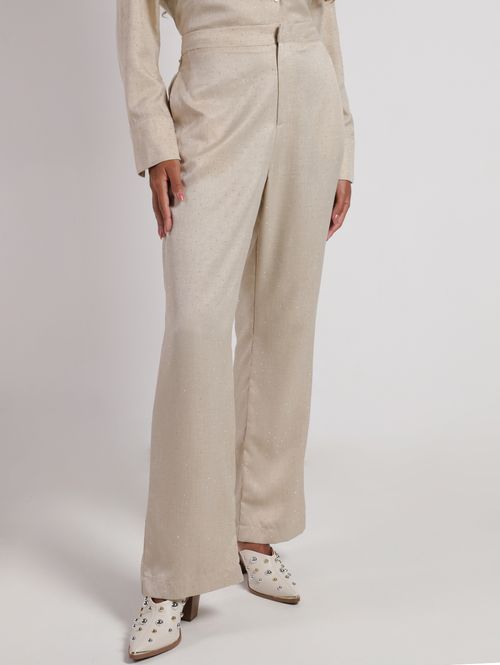 Calça Alfaiataria Autentique Feminina AREIA