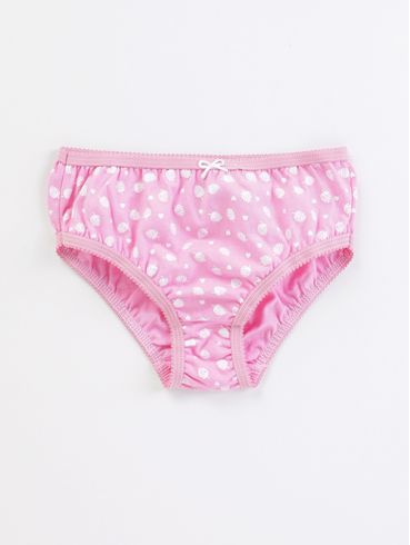 Calcinha Estampada Infantil Para Menina - PINK