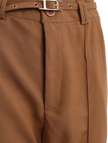 Calça Reta Alfaiataria Eagle Rock Feminina CAQUI