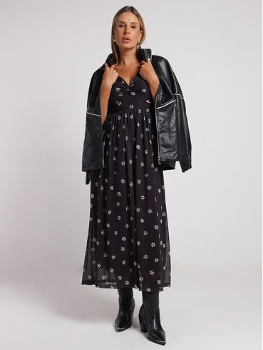 Jaqueta Oversized Feminina PRETO