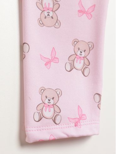Conjunto Longo Infantil Para Menina - BEGE