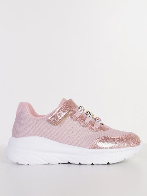 Tênis Molekinha Juvenil Para Menina - ROSA/BRANCO