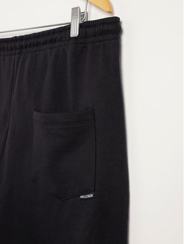 Calça Moletom Reta Plus Size Masculina PRETO