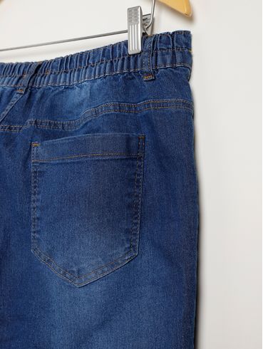 Calça Jeans Flare Plus Size Feminina AZUL