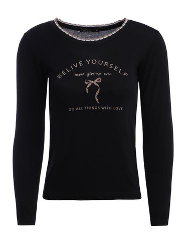 Blusa Manga Longa Feminina PRETO