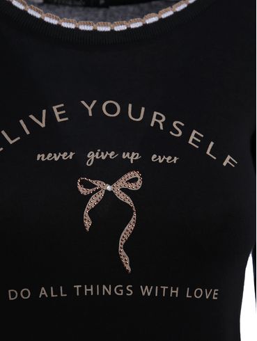 Blusa Manga Longa Feminina PRETO