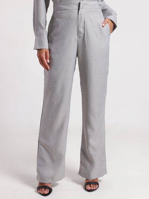 Calça Alfaiataria Autentique Feminina CINZA CLARO