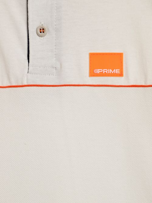 Polo Manga Longa Infantil Para Menino - OFF WHITE