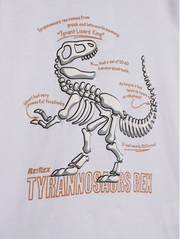 Camiseta Manga Longa Infantil Para Menino - BRANCO