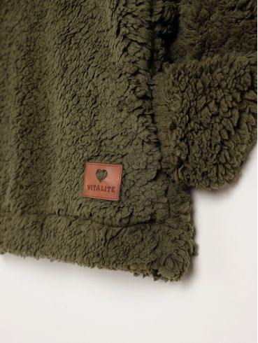 Moletom Com Capuz Infantil Para Menina - VERDE