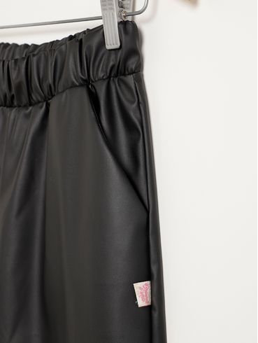 Calça Wide Leg Juvenil Para Menina - PRETO