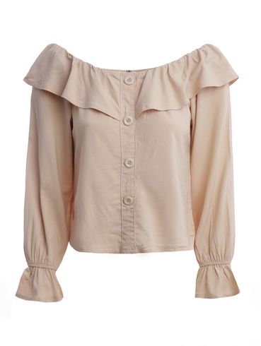 Blusa Manga Longa Feminina AREIA