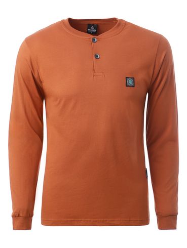Camiseta Manga Longa Masculina MARROM