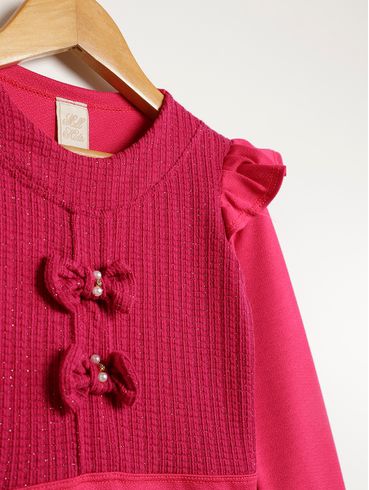 Body Infantil Para Menina - PINK