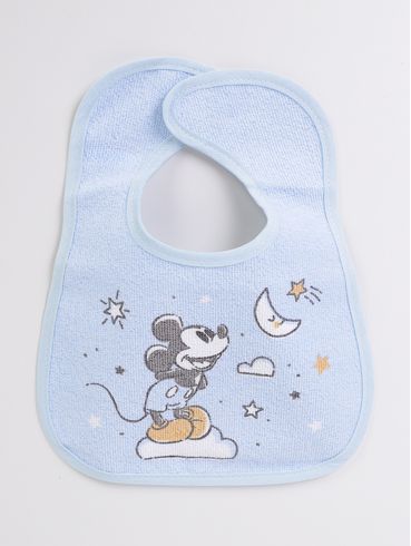 Babeiro Disney Infantil Para Bebê - AZUL