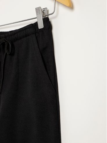 Calça Moletom Juvenil Para Menino - PRETO