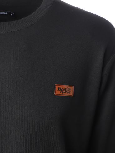 Blusão Tricot Manga Longa Masculina PRETO