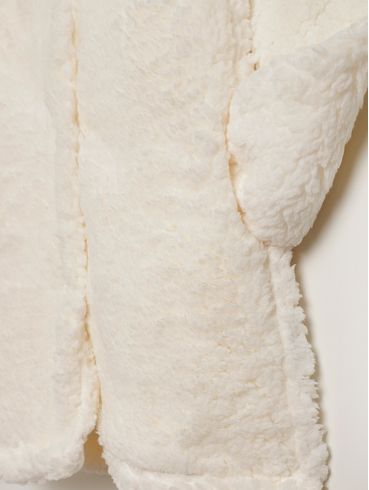 Casaco Alongado Juvenil Para Menina - OFF WHITE