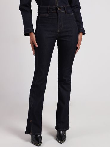 Calça Jeans Flare Sawary Feminina AZUL