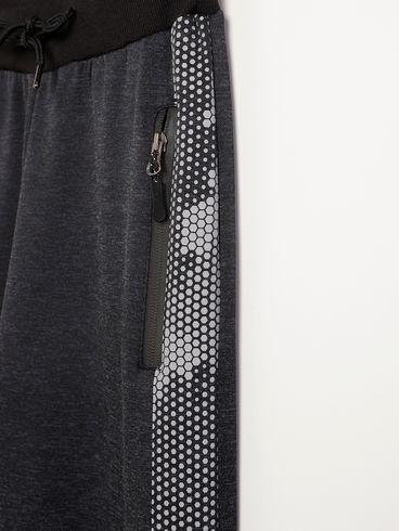 Calça Esportiva Juvenil Para Menino - PRETO