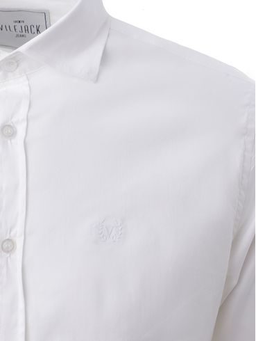 Camisa Manga Longa Slim Vilejack Masculina BRANCO