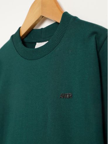 Camiseta Manga Longa Infantil Para Menino - VERDE