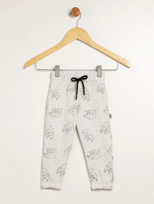 Calça Moletom Infantil Para Menino - MESCLA