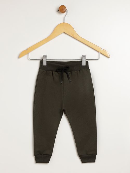 Calça Moletom Infantil Para Menino - VERDE