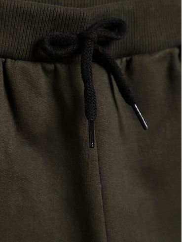 Calça Moletom Infantil Para Menino - VERDE