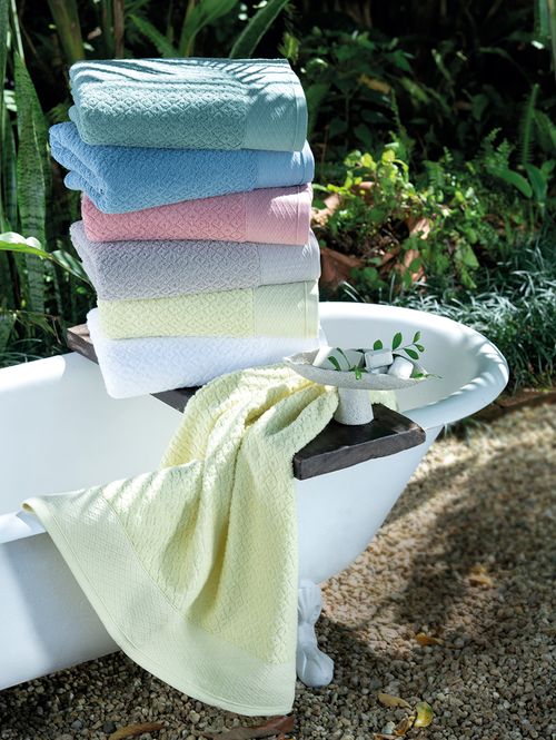 Toalha de Banho Fio Penteado Atlântica Capri Verde