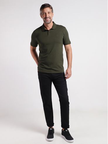 Calça Sarja Comfort Masculina PRETO