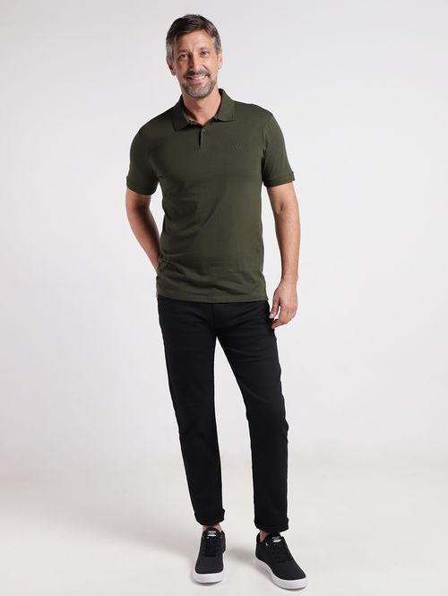 Calça Sarja Comfort Masculina PRETO