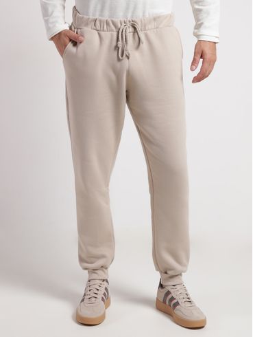 Calça Moletom Jogger Masculina AREIA