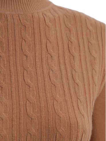 Blusão Tricot Manga Longa Feminino CARAMELO