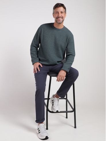 Blusão Tricot Manga Longa Masculino VERDE