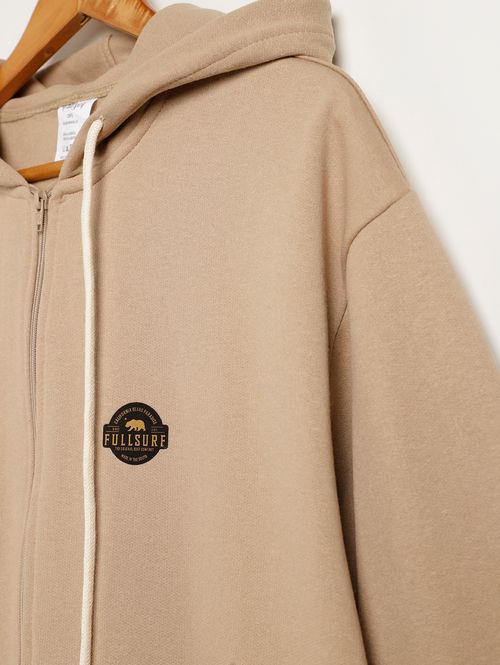 Moletom Plus Size Masculino BEGE