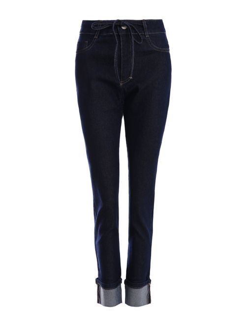 Calça Jeans Cigarrete Sawary Feminina AZUL
