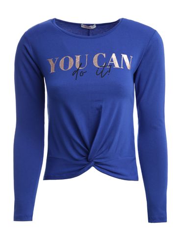 Blusa Malha Feminina AZUL