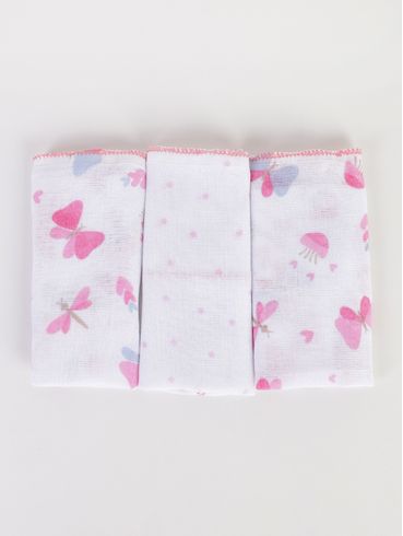 Babete Infantil Para Bebê - ROSA