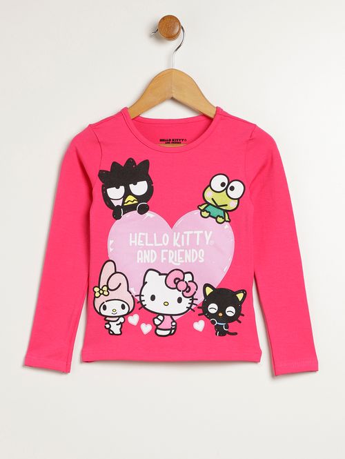 Blusa Hello Kitty Infantil Para Menina - ROSA