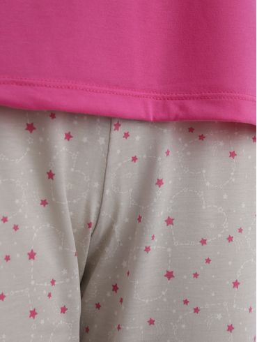Pijama Longo Feminino ROSA