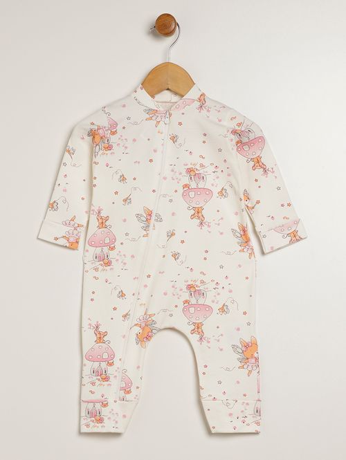 Macacão Infantil Para Bebê - OFF WHITE