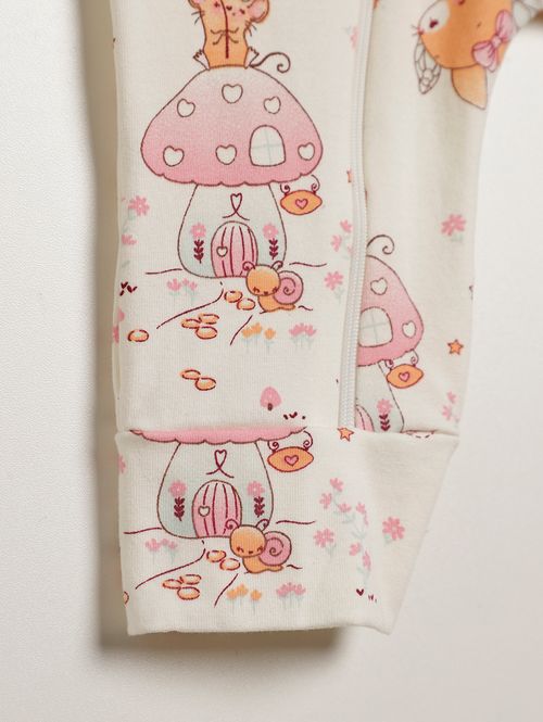 Macacão Infantil Para Bebê - OFF WHITE