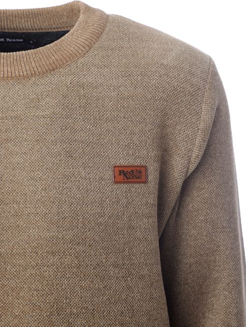 Blusão Tricot Manga Longa Masculino OCRE